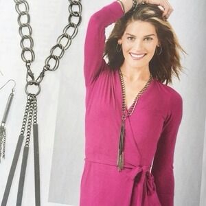 Premier Designs Gunmetal Gray Into The Swing Bar Tassel Necklace + Earrings NWT